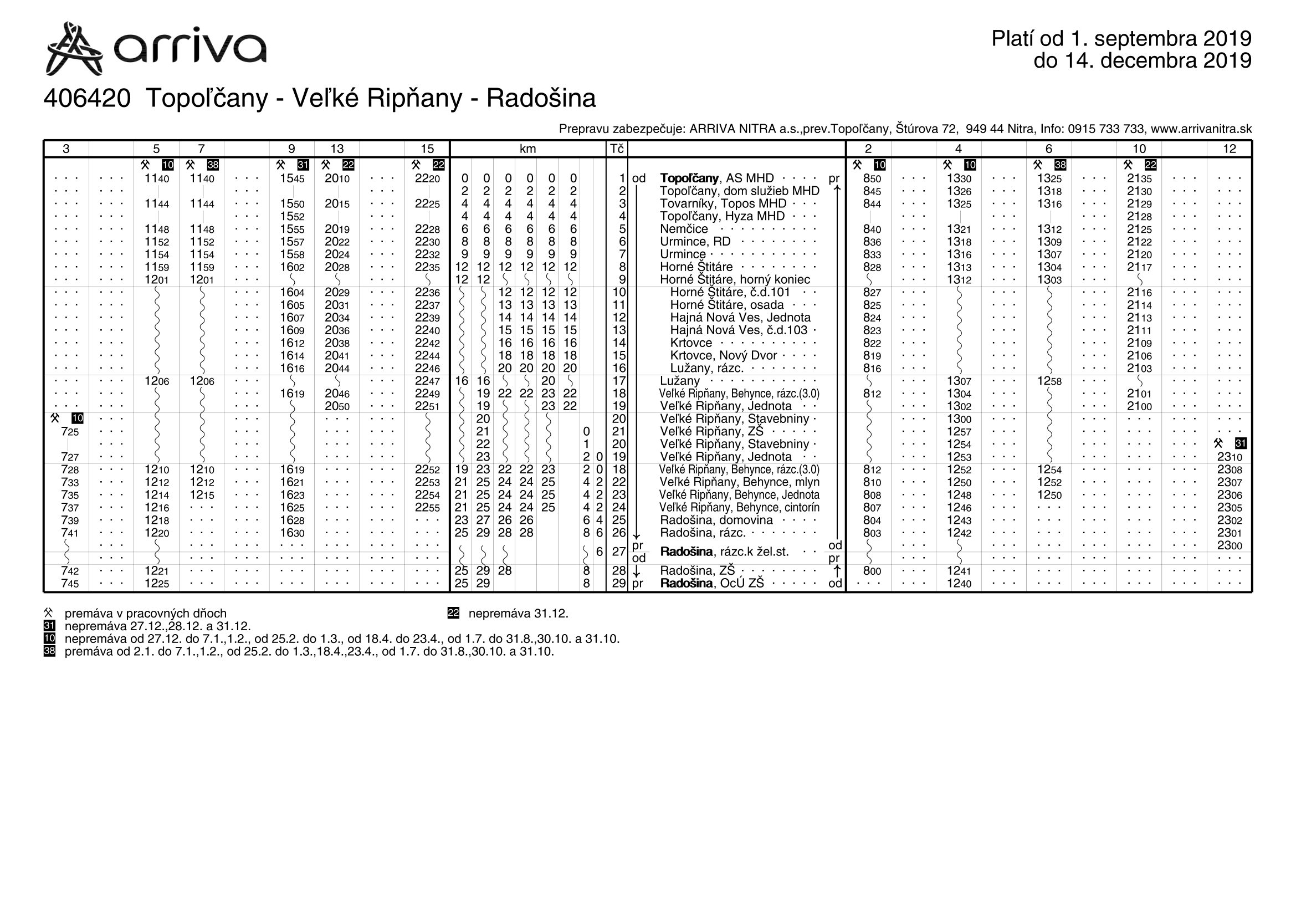 Autobusový spoj 22:20